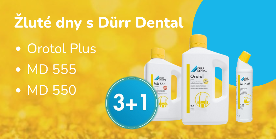 Akce 3+1 na dezinfekce Dürr Dental