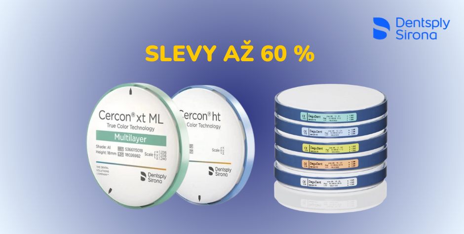 CAD/CAM materiály za zvýhodněné ceny