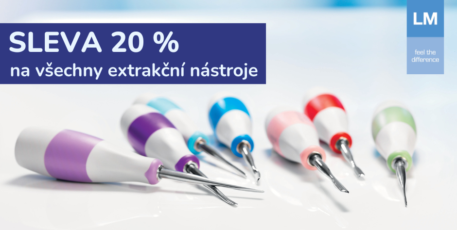 Extrakční páky s 20% slevou