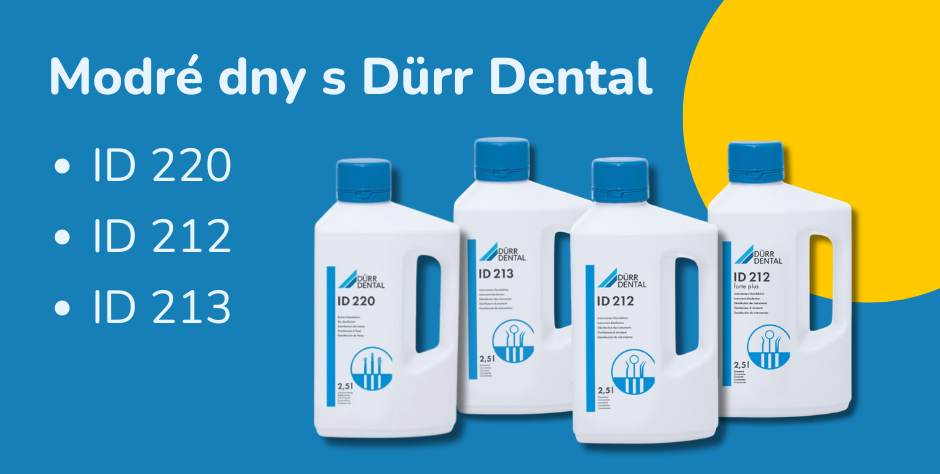 Akce 3+1 na dezinfekce Dürr Dental