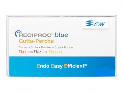 Reciproc blue gutaperčové čepy 040, 60ks