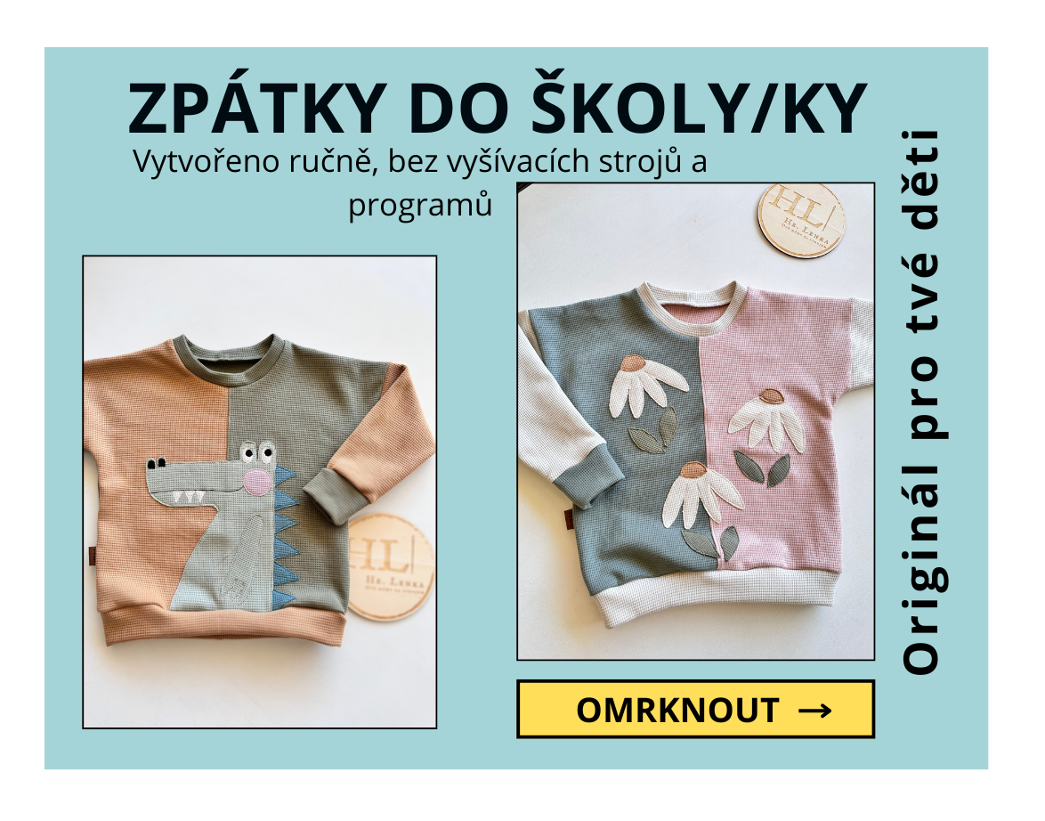 Originální mikiny s aplikací