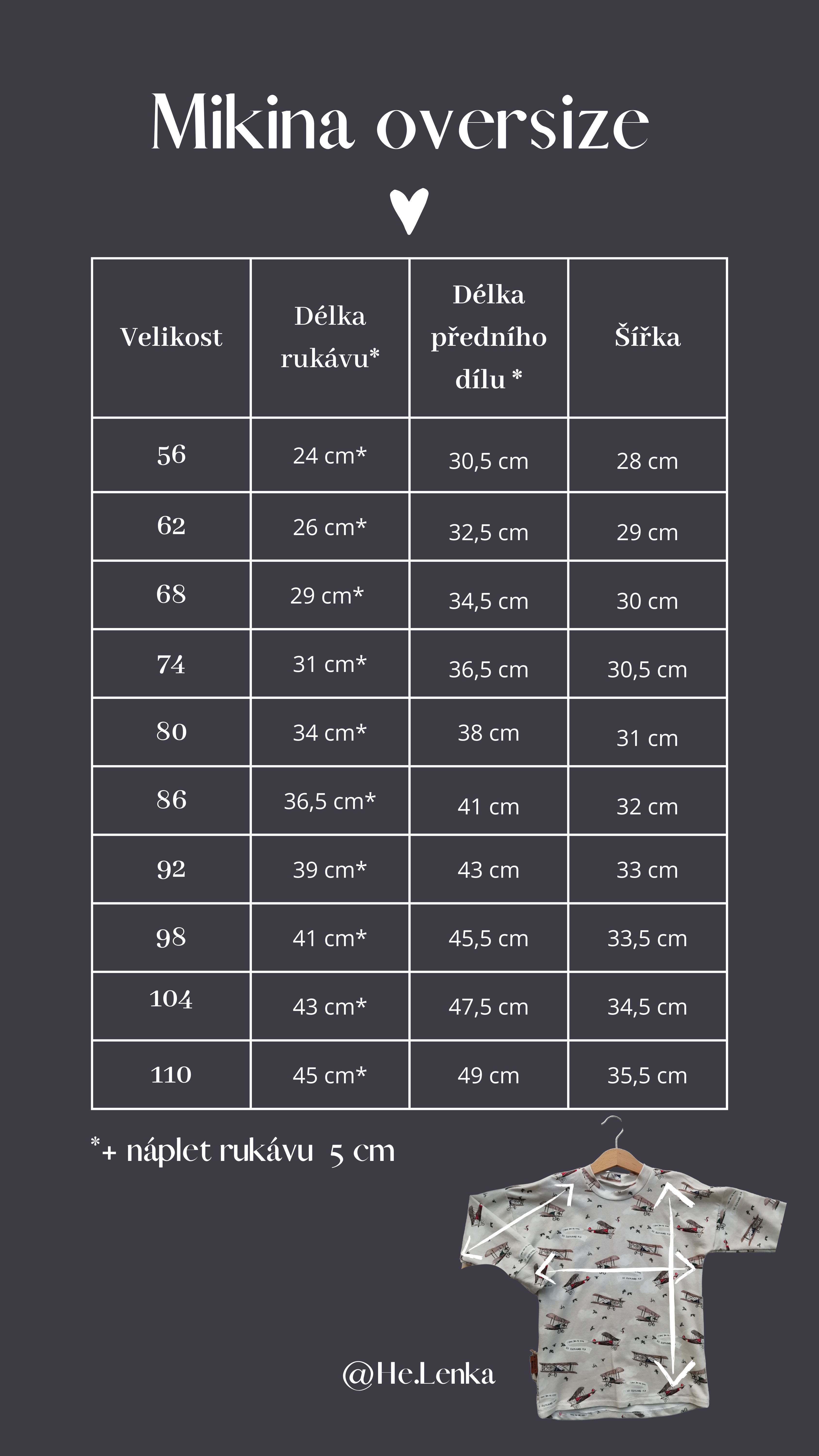 velikosti