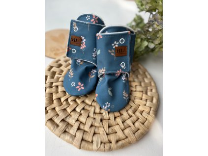 Capáčky vel. 6-9 měsíců ze softshellu