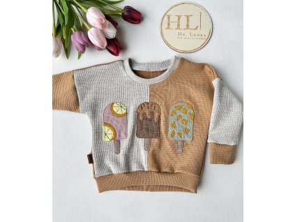 Mikina s aplikací vel.74 NANUKY