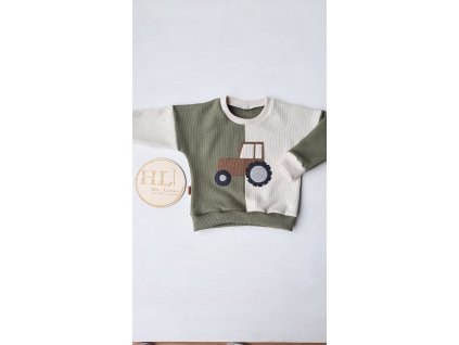 Mikina s aplikací vel. 98 TRAKTOR