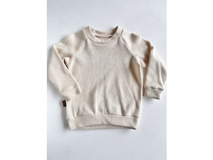 Oversize svetr bavlněný SMETANOVÁ