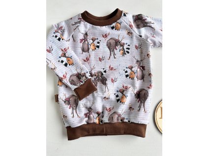 Mikina vel.98 SOB/HNĚDÁ