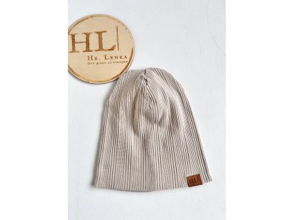 Čepice pro obvod hlavy 47-48cm BÉŽOVÁ