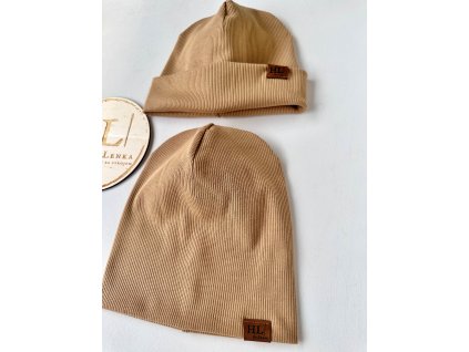 Čepice / nákrčník ŽEBRO MEDOVÁ
