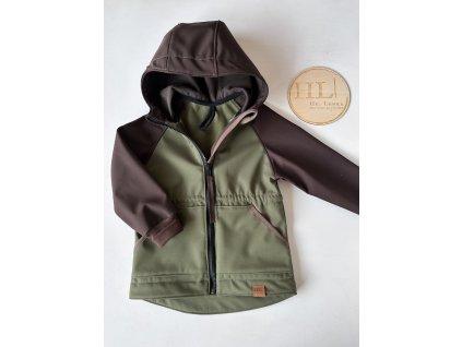 Softshellová bunda TM. HNĚDÁ/KHAKI