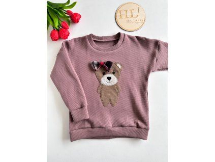 Mikina s aplikací MEDVÍDEK S MAŠLÍ