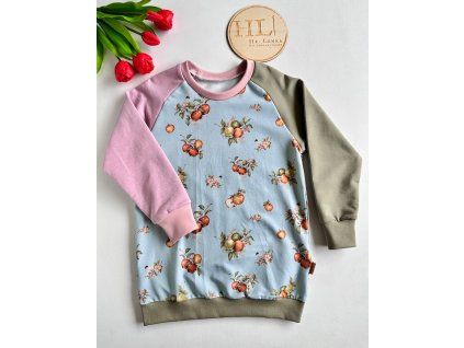 Mikina velikost 122 JABLKA