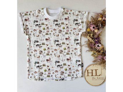 Tričko vel. 98 FARMA