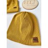 Čepice / nákrčník hrubší ŽEBRO HOŘČICE