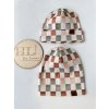Čepice / nákrčník ŽEBRO KOSTKY