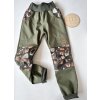 Softshellové kalhoty vel. 134 KHAKI/ZVÍŘÁTKA