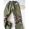 Softshellové kalhoty vel. 134 KHAKI/ZVÍŘÁTKA