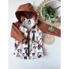 Softshellová bunda 92/98 KARAMEL/PSI