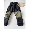 Softshellové kalhoty ČERNÁ/KHAKI