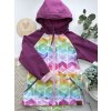 Softshellová bunda vel. 116/122 OSTRUŽINA/ABSTRAKTNÍ VZOR