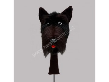 Headcover (golf club cover) Scottish terrier