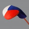 Headcover (golf club cover) Czech flag