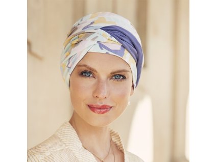 Turban Christine Shakti, vzor Graphic Zebra
