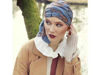 Turban Christine Beatrice, vzor Autumn Illusions