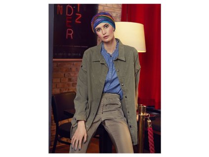 Turban Viva Luna-V, vzor Warm Block Colours