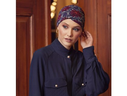 Turban Christine Yoga, vzor Artistic Autumn