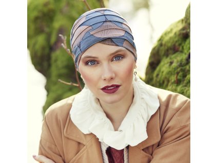 Turban Christine Yoga, vzor Autumn Illusions