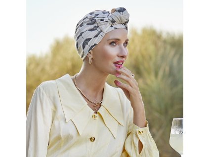 Turban Christine Beatrice, vzor Swan Lake