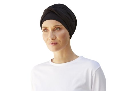 Turban Christine Shakti, vzor Black
