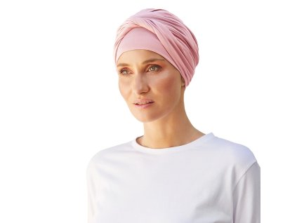Turban Christine Shakti, vzor Rose Melange