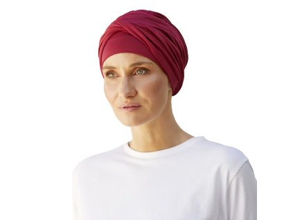 Turban Christine Shakti, vzor Red Bud
