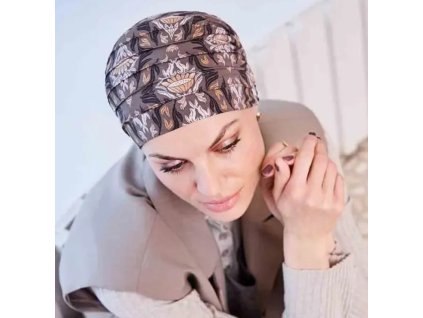 Turban Christine Yoga, vzor Autumn Ornaments