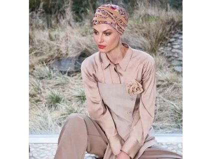 Turban Christine Shanti, vzor Moroccan Paisley