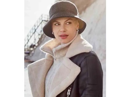 Klobouk Christine Aurelia, vzor Woolly Black