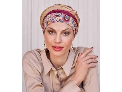 Turban Christine Noya, vzor Moroccan Paisley