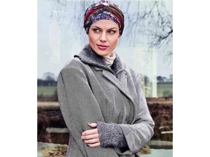 Turban Christine Noya, vzor Tie Dye Dusk