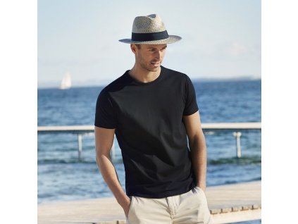 Klobouk Christine Safari, vzor Black/Ivory
