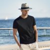 Klobouk Christine Safari, vzor Black/Ivory