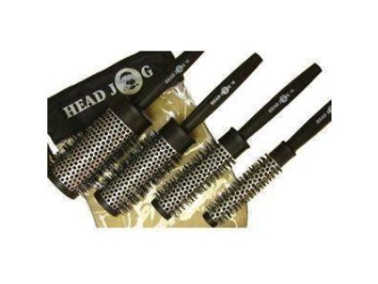 Head Jog hotarolos hajkefe csomag 4 db, fekete ezust