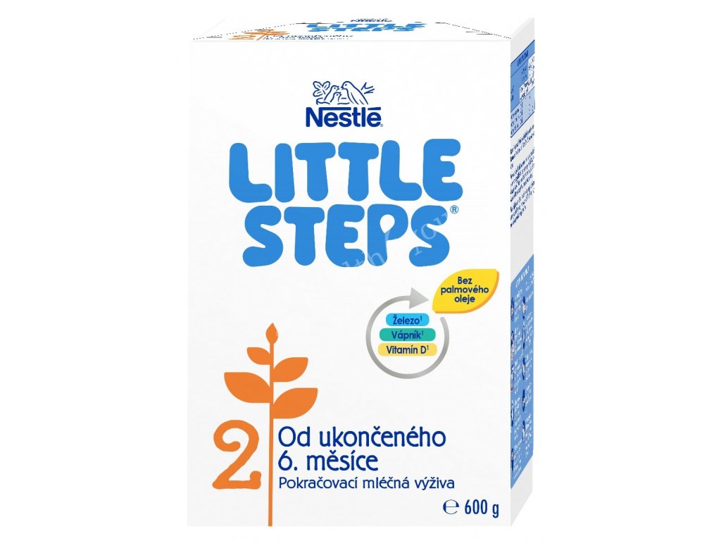 LITTLE STEPS 2, pokračovací mléčná kojenecká výživa, od ukončeného 6. měsíce, 600 g