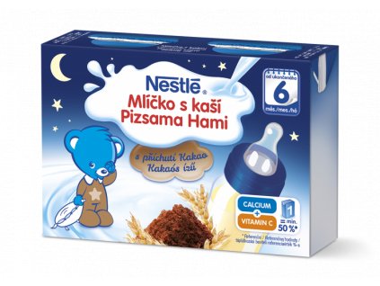 NESTLÉ Mlíčko s kaší Kakaové, 2 x 200 ml