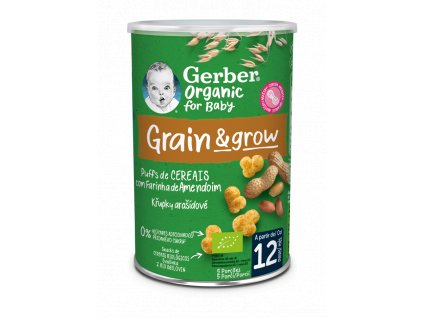 GERBER Organic křupky arašídové 5x35 g