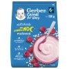 GERBER Cereal mléčná kaše malinová Dobrou noc 9x230g
