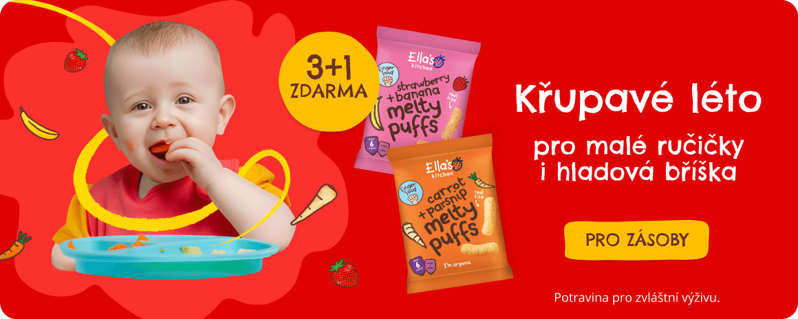 3 + 1 zdarma na křupky od Ella's Kitchen