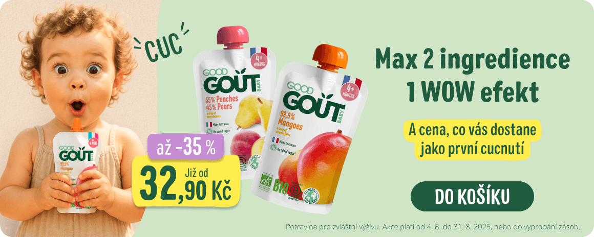Až –35 % na Good Gout | Již od 32,90 Kč